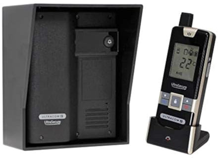 Ultracom2 600M Black Wireless Intercom with Handset & Hood (Black Hood)
