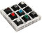 Cuasting Acrylic Keyboard Tester 9 Clear Plastic Keycap Sampler for Cherry MX Switches