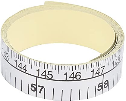 Zerodis Adhesive Tape Measure, 60 Inches, Aluminium, For Workbenches
