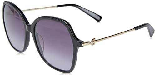 LONGCHAMP Damen LO705S Sonnenbrille, Black, 57