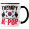 Trendation - K-Pop Tasse Geschenk Kpop Koreal Style Südkorea Geschenkidee Spruch (Schwarz)