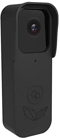 Doorbell Silicone Cover,Silicone Sleeve Dustproof Silicone Protective Case Silicone Protective Shell Accessories for Blink A363 Doorbell(Black)