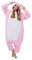 Hstyle Unisexe Adulte Onesie Anime Kigurumi Costume Cosplay Animaux Pyjama À Capuche Vêtements De Nuit Cochon Rose XL