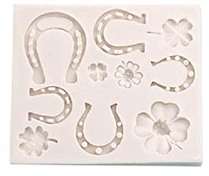 Silikonformen, Kleeblatt, irischer Hut, Zuckerwerk, Schokolade, Cupcake, Backform, Saint-Patricks Day, Fondantform, Werkzeug, Kleeblatt, irischer Hut, St. Patricks Day Silikonform