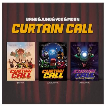 Bang & Jung & Yoo & Moon - CURTAIN CALL CD (3 versions SET)