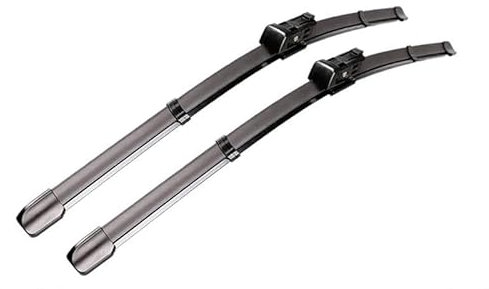 limpiaparabrisas de Coche escobilla de limpiaparab para NI&SS&AN para Juke F16 2020 2021 2022 2023 cepillos de Parabrisas Cubierta limpiaparabrisas Adaptador Juego de limpiaparabrisas Delanteros(LHD)