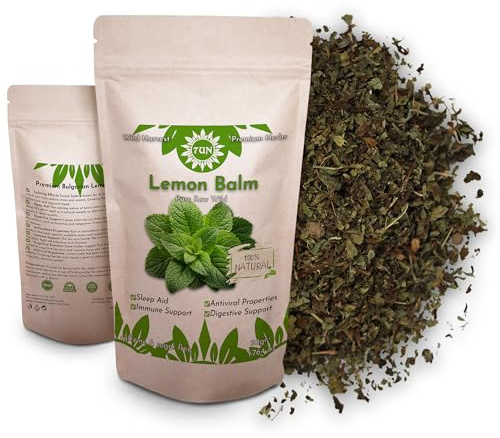 Lemon Balm 50g | Traditional Support for Calm, Focus & Sleep Quality | Digestive & Nervous System Wellness | Wild-Harvested & Pure | Ideal for Evening Tea, Extracts & Soothing Rinses