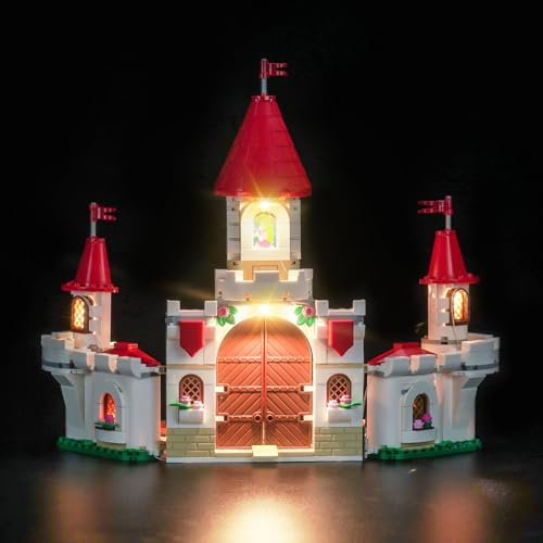 Led Licht Set Kompatibel mit Lego Battle with Roy at Peach's Castle (Kein Modell), Dekorationsbeleuchtungsset Compatible with 71435 Showdown mit Roy beim Pilz-Palast Kreative Spielzeug