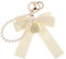 VALICLUD Porte-clés Nœud Perles Élégant Pour Femmes Charmant Accessoire De Sac Pendentif De Voiture Décoration Pratique Et Stylée