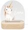 DEL MÀ Unique & Personal Einhorn Nachtlicht personalisiert für Kinder Babys Babyzimmer Kinderzimmer Deko Nachtlampe Mädchen Geschenk zur Geburt Kinderlampe Inkl. Holzfuß & Netzteil