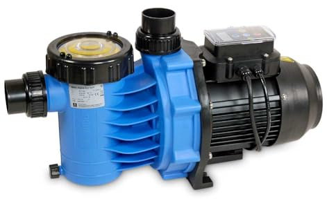 Filterpumpe BADU Alpha Eco Soft - Für Pools bis 60 m³ - 230V - Frequenzgesteuerte Poolpumpe - Flüsterleise, Energiesparend & Selbstansaugend - Made in Germany