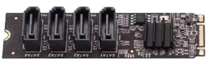 Efficiente 4 Port SATA3.0 Port Expension Adapter Card migliora la gestione dei dati per l'ambiente multiplo