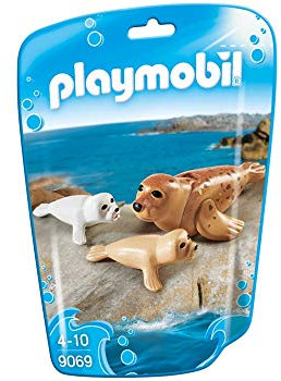 PLAYMOBIL Family Fun 9069 Robbe mit Babys, Ab 4 Jahren