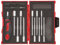 Gedore Red Tool Set T-Handle with Ratchet 1/4 Inch 37 Pieces