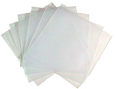 SLS SHOP 500 Bustine per CD E Dvd Trasparenti in Plastica PVC con Aletta di Chiusura
