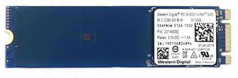 Western Digital WD PC SN520 NVMe SSD - SSD - 512 GB - Interno - M.2 2280 - PCI Express 3.0 x2 (NVMe)