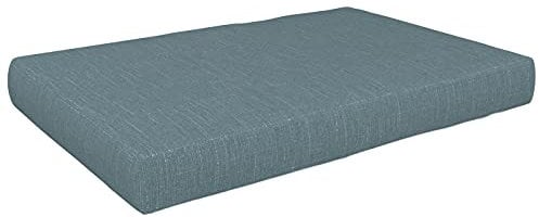 POKAR Palettenkissen Palettenauflagen mit abnehmbarem Bezug Palettenauflage Palettenmöbel Palettensofa, Sitzkissen 120x80, Blau