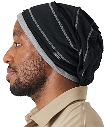 CHARM Baumwolle Slouch Herren Beanie - Leichte Chemo Mütze Koreanisches Design