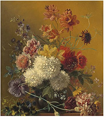 Art for the Home Fototapete Quinty Blumen 280x250cm | Tapeten Wohnzimmer, Wandverkleidung, Wandtapete Schlafzimmer 280 x 250