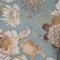 Stoff Baumwolle Meterware Blumen Vögel Palazzo messing celadon Dekostoff Digitaldruck edel prächtig