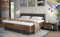 expendio Doppelbett Cedric 91 Old Wood Vintage 180x200 Ehebett mit 2X Nachttisch Rost Matratze Bettgestell Bett Schlafzimmer