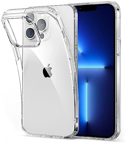 Oprimio Crystal Clear Case for iPhone 13 Pro Max [Silicone Case] [100% Transparent] [German Material] [Ultra Thin] Clear Mobile Phone Case for Apple iPhone 13 Pro Max