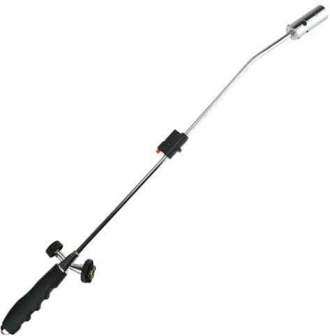 Gas Powered Weed Burner with Auto Ignition | Weed Burner Gas Weed Killer with Adjustable Flame | Butane Gas Canister Compatible Weed Wand | Eco-Friendly Flame Thrower