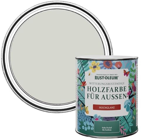 Rust-Oleum Grey Mould-Resistant Garden Paint In Gloss Finish - Winter Grey 750ml