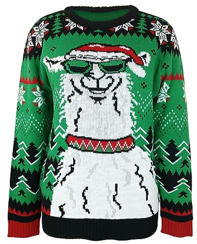Hässliche Weihnachtspullover Damen Lustig, Ugly Christmas Sweater Damen, Lustige Weihnachtspulli Damen Herren Partnerlook Familie, Pullover Weihnachten Winter, Geschenke Für Frauen Männer (L)