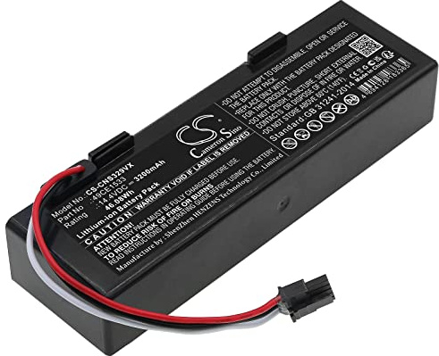 TECHTEK Batería 3200mAh Compatible con [ETA] 2228 Navaggio, para [CECOTEC] Conga 3290, Conga 3390, 3490, 3590, 3690, 3790, 3890 sustituye 49CE1533