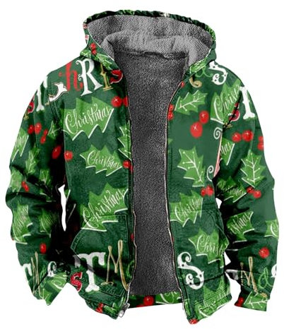 KONG JIMFAN Regenjacke Herren Pilotenjacke Herren Fahrradanzug Segeljacke Herren Wolljacke Herren Jacke Winter College Jacke Herren Dünne Regenjacke Herren Parka Winterjacke Herren(Army Green,5XL)