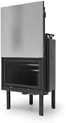 Estufa de leña S 30.1 Kw | Chimenea de leña moderna | Hidroestufa de leña | Estufa Insert | Cassette Chimena Hogar de leña