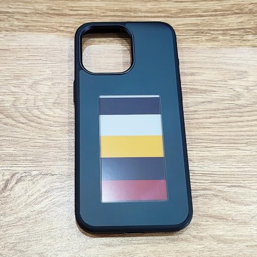 Products Custom Luxury Magnetic for iPhone digital E-Ink Screen Smart NFC Mobile Cell Phone case (for iPhone 15,Black)
