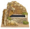 Brunnen für Krippe mit Mauer und Wanne 20x22x18 cm
