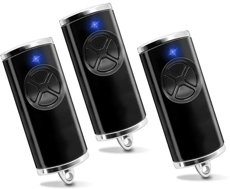 Effdrdfs Telecomando da 868 MHz, apriporta del garage, 4 canali, compatibile con HSE-4-868-BS, HSE2-868-BS, HS4-868-BS, HS1-868-BS, HSS4-868-BS, telecomando HSP4-868-BS, 3 pezzi