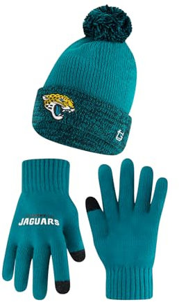 Ultra Game Unisex-Erwachsene Marled Hat and Gloves Set Beanie-Mütze, Team-Farbe, Einheitsgröße