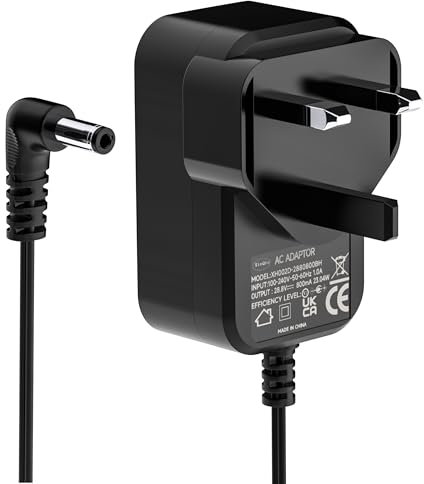 28.8V 800mA Cordless DuoClean Battery Power Supply for Shark IF201 IF200UKT IF201UKT IF202 IZ202UK IZ202UKT IZ103UKGB IF250 IF251 IF281 IF285 IF130 IR100 IR141 IR200 IZ201, Wall UK Charger Adapter