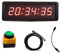 Minuteur d'intervalle avec bouton chronomètre, horloge murale numérique LED pour entraînement de fitness, course de vitesse, salle de sport, accessoires de spectacle variés idéaux – Compte à rebours à