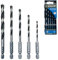 Greywolf Wood Drill Bit Set, 1/4 Hex Shank Woodworking Twist Drill Bit, with Centering Tip, Brad Point Drill Bit Set (3/4/5/6/8mm) for Woodworking, DIY, Hobbyists and Carpenters, 5 pcs