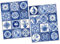 jojofuny 24st Fliesen Wandaufkleber Retro Dekorativ Fliese Kleben Bodenbelag Fliesenaufkleber Dekoration Klebrige Bodenfliesen Linoleum Ornamente Wandtattoos Toilette Schälen Teppiche Pvc