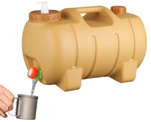 Camping Wassertank - 20L Camping Wasserspeicherkanne Mit | Tragbarer Wasserspender Mit Robustem Design Wiederverwendbar Für Familien Freunde Und Sportbegeisterte