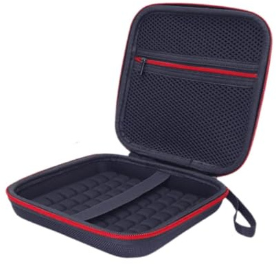 BaotyJie Étui de Transport pour Disque Dur, Housse de Protection Anti-Choc pour Disque Dur Externe, Pochette EVA pour CD, Boîtier Idéal pour Voyage et Stockage