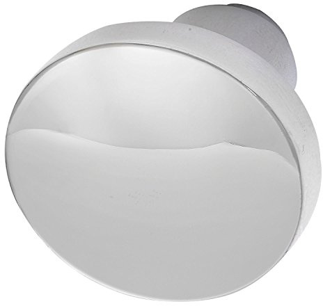 Knopfdrückerlochteil Flachform, ø 45 mm, Aluminium poliert ; 1 Stück