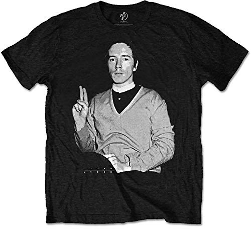Rockoff Trade Men's Public Image Ltd Peace T-Shirt, Black, X-Large