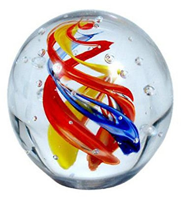 Traumkugel ca. 6,5-7cm Glaskugel Briefbeschwerer Wunschkugel Kugel aus Glas
