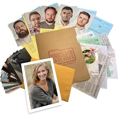 Unsolved Case Files | Ashcroft, Harmony - Cold Case Murder Mystery Game - Can You Solve The Crime? Who Killed Harmony? For Ages 14 and up