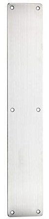 Satin Stainless Steel Door Finger Plate – 450x75mm