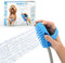Aquapaw 4 in 1 Dog Bath Brush Pro for Dog Washing, Scrubbing, Massaging & Grooming | As Seen on Shark Tank - Fast & Easy Indoor & Outdoor Pet Shower & Sprayer Attachment | Includes 8-Foot Hose | Blue