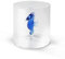 WD Lifestyle Bicchiere in vetro borosilicato. Capacità 250 ml. Decoro cavalluccio.