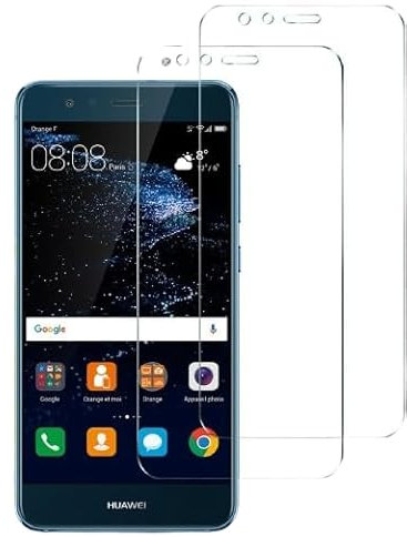 Cracksin [2 Stück] Panzer Displayschutz Schutzglas kompatibel mit Huawei P10 Lite Displayfolie Schutzglas Echt Hartglas Screen Protector Glasfolie 9H Hart Tempered Glass